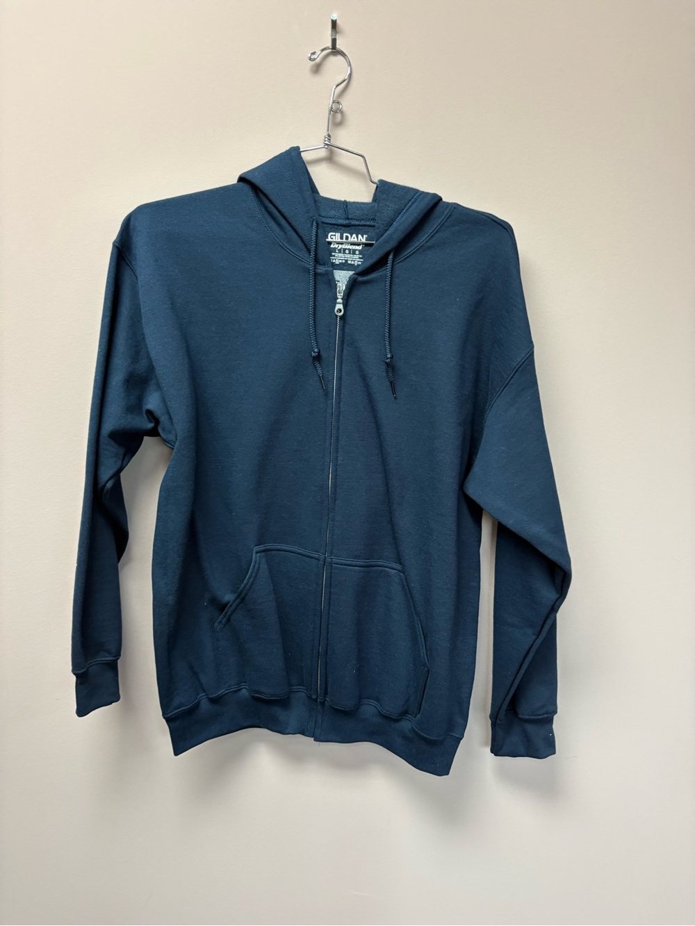 Gildan Men's Dark Navy Full-Zip Hoodie